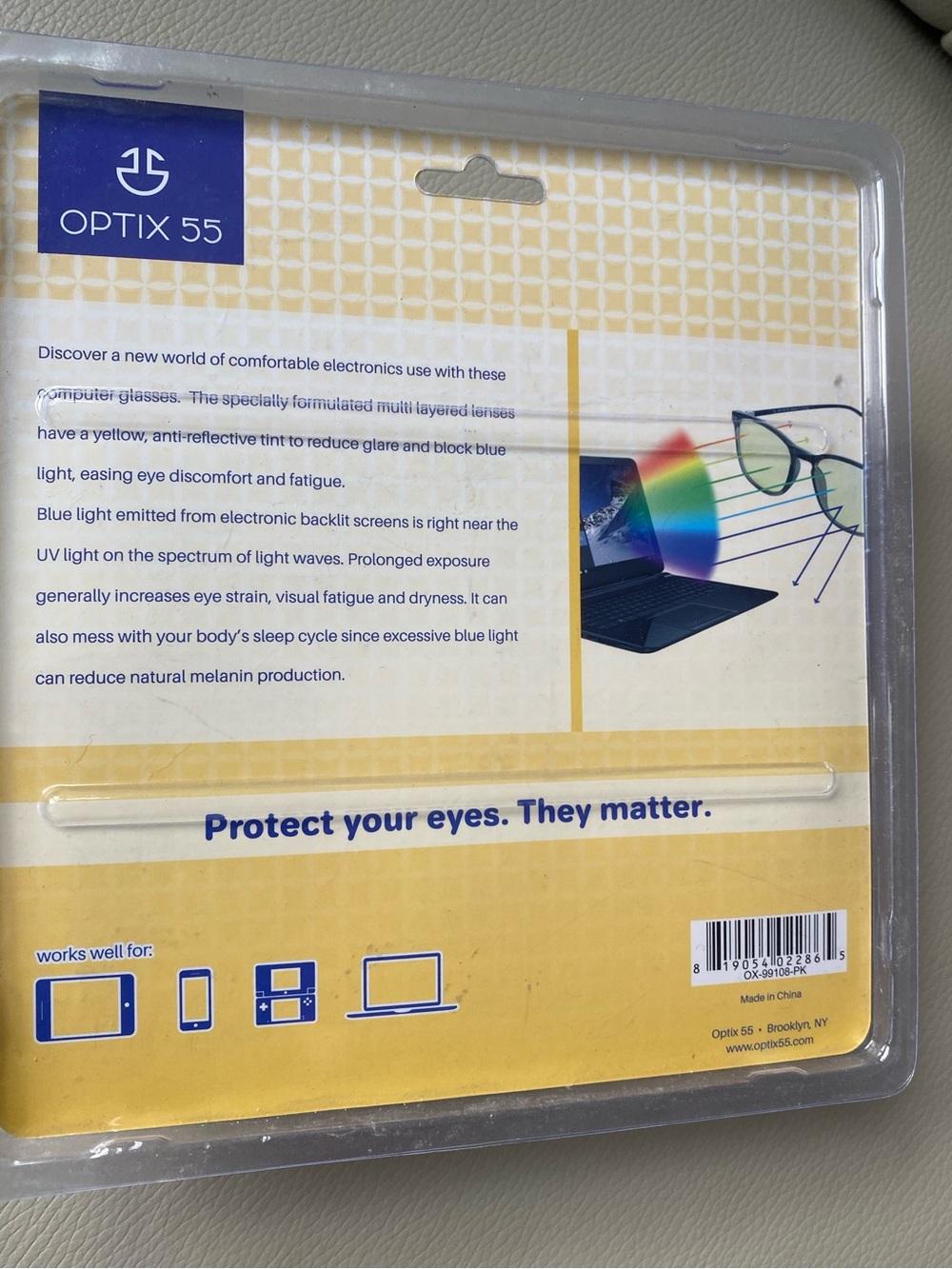 Computer glasses - blue light blocking - Picture 5 of 6